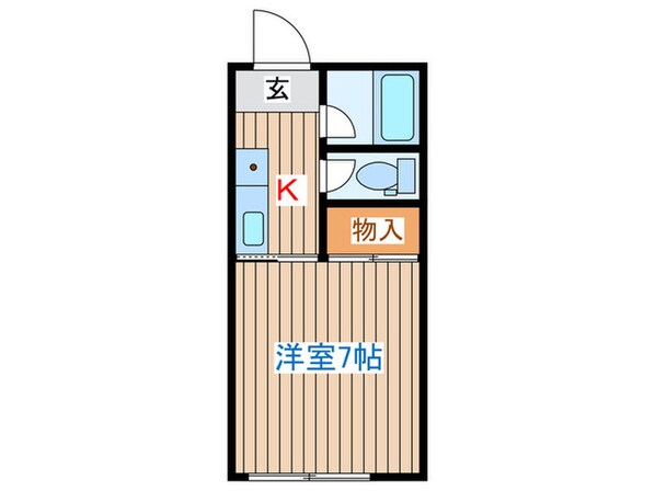 コーポグリーンの物件間取画像